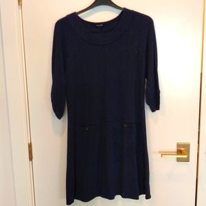 Tunic/dress, quality brand Jaeger. Denim blue. Size 14